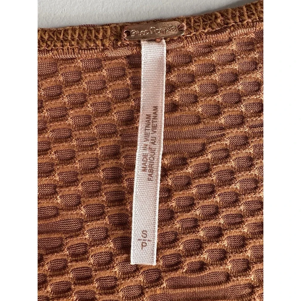NEW Free people penny mesa combo‎ wrap long sleeve top small